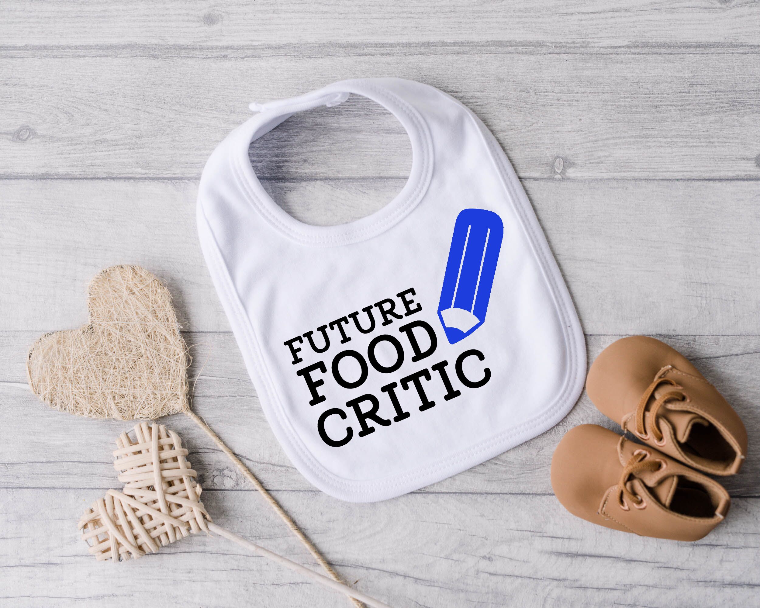 Future Food Critic Bib