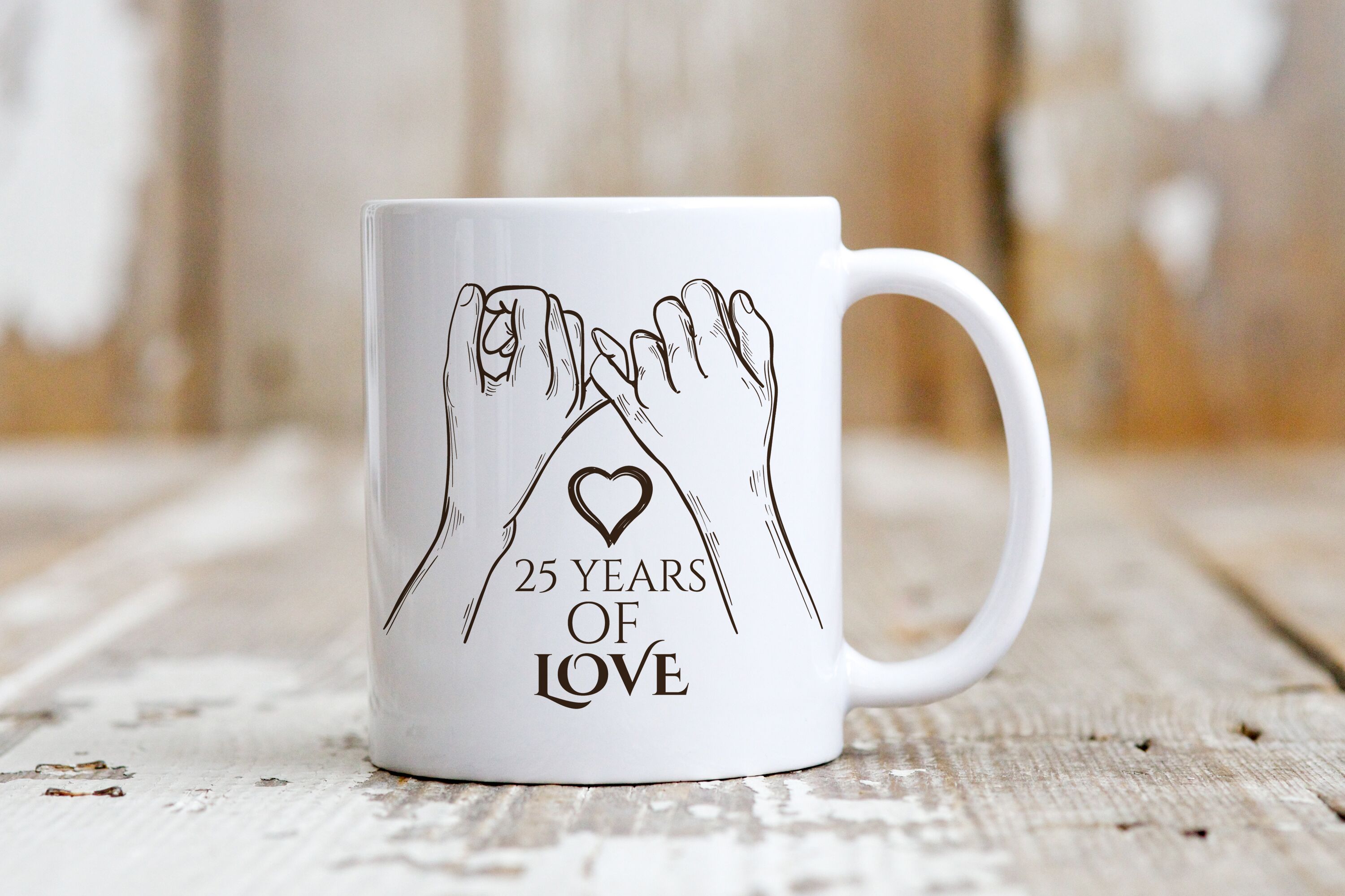 Years Of Love Personalised Mug