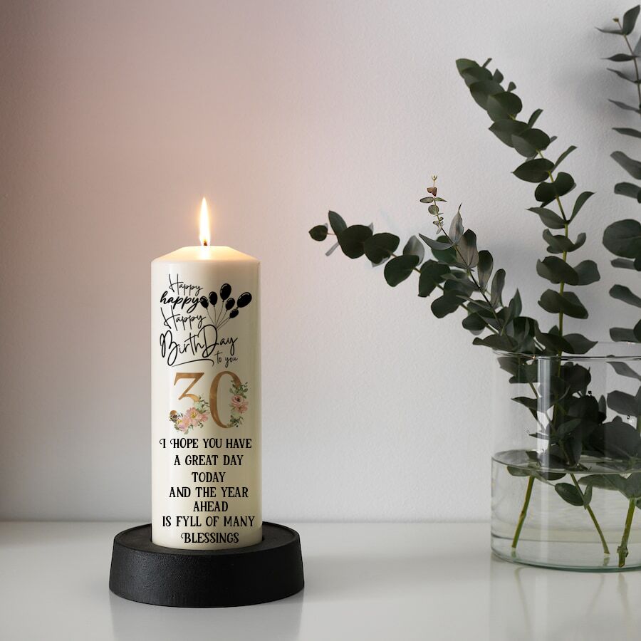 Personalised Birthday Candle